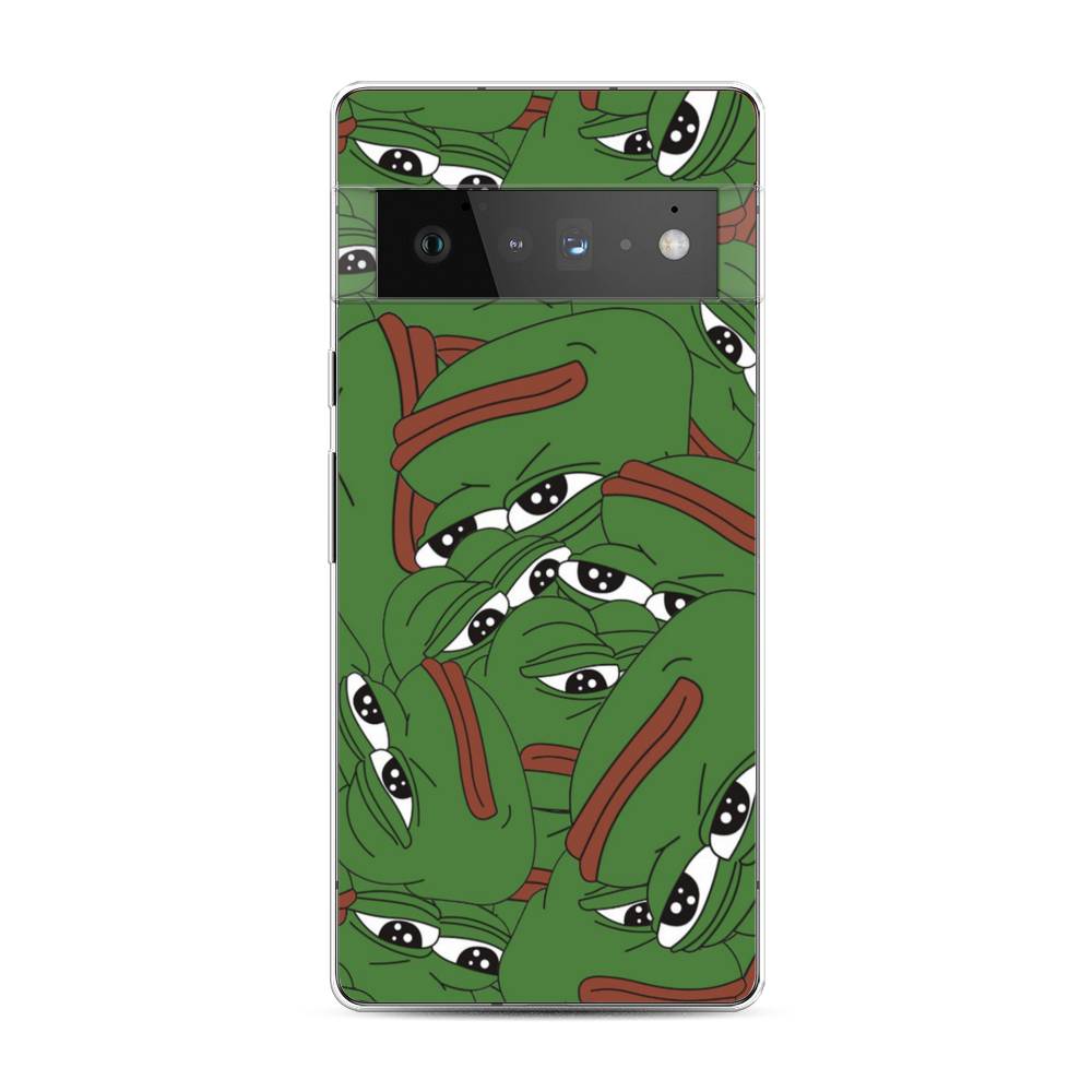 

Чехол Awog на Google Pixel 6 Pro "Печальный frog", Разноцветный, 270950-9