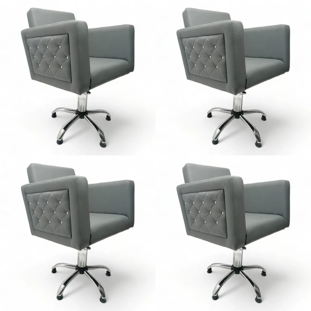 

Парикмахерское кресло Мебель Бьюти Рок, Гидравлика пятилучье, 4 кресла, Рок