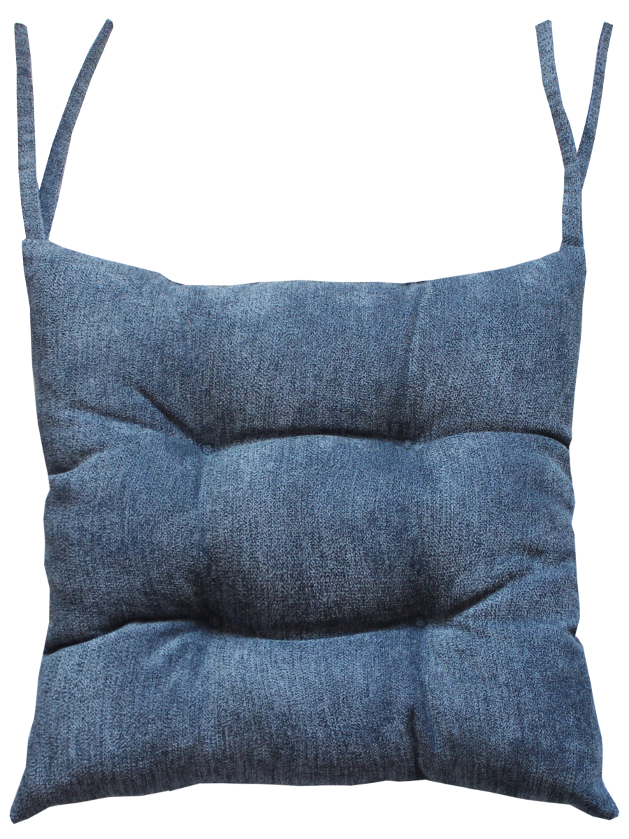 Подушка для сиденья МАТЕХ LORETA 40*40*10. Цвет темно-синий, арт. 55-426