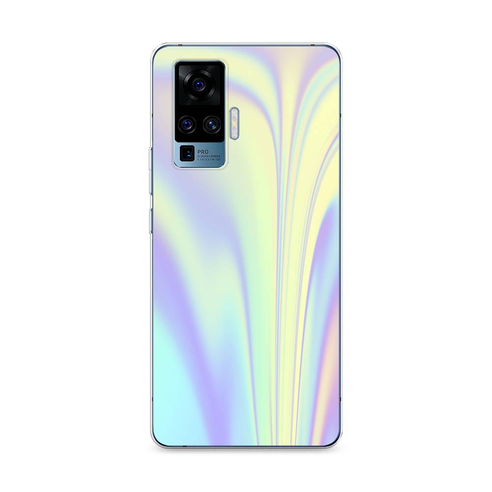 

Силиконовый чехол "Фиолетовая голограмма" на Vivo X50 Pro, Фиолетовая голограмма