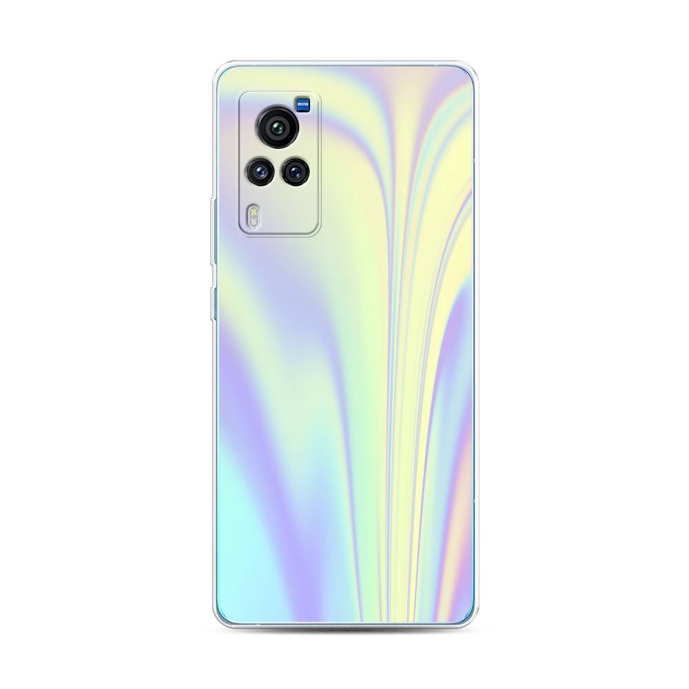 

Силиконовый чехол "Фиолетовая голограмма" на Vivo X60 Pro, Фиолетовая голограмма