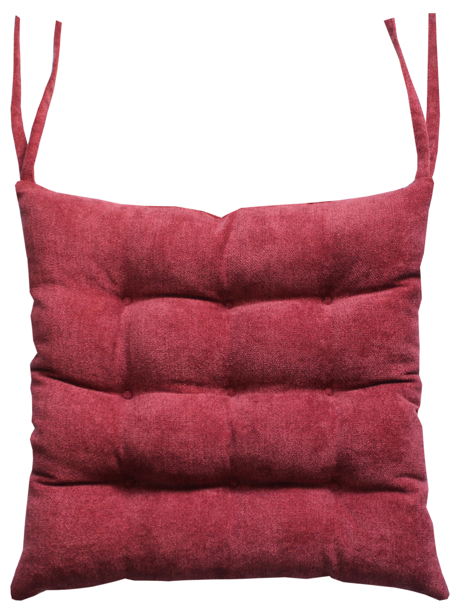 

Подушка для сиденья МАТЕХ LORETA 42*42*13. Цвет бордовый, арт. 55-457, LORETA