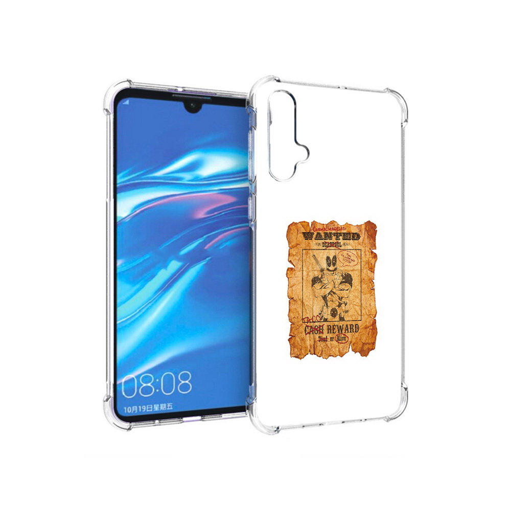 

Чехол MyPads Tocco для Huawei Nova 5 дедпул, Прозрачный, Tocco