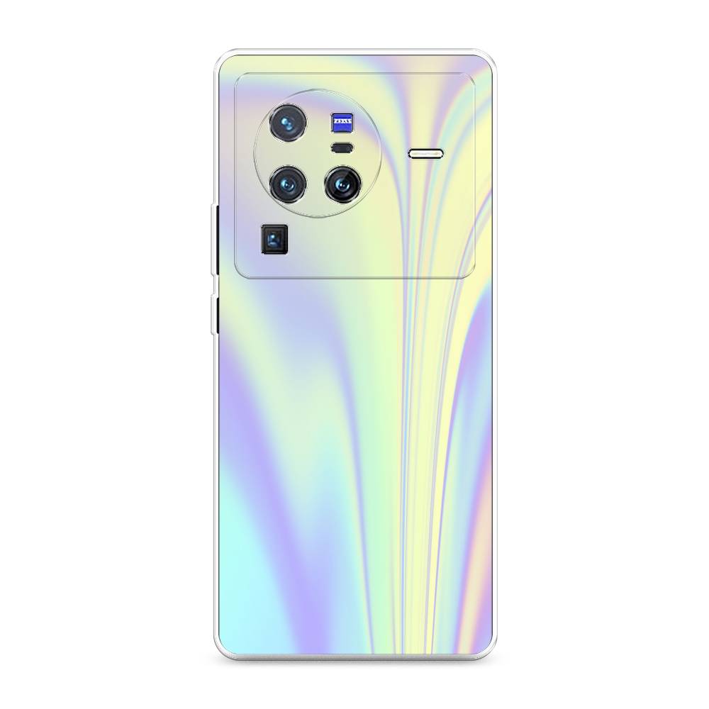 

Силиконовый чехол "Фиолетовая голограмма" на Vivo X80 Pro, Фиолетовая голограмма