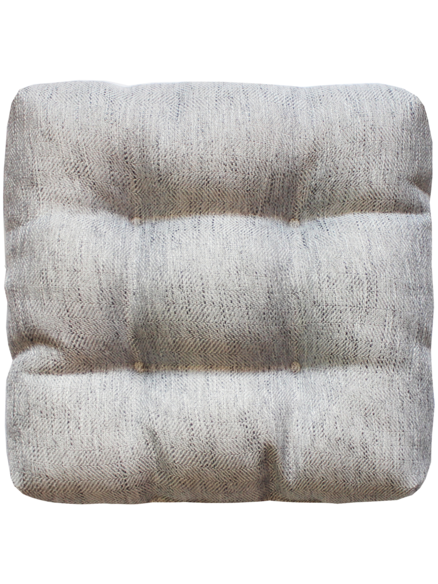 Подушка для сиденья МАТЕХ LILU 40*40*8. Цвет серый меланж, арт. 55-532