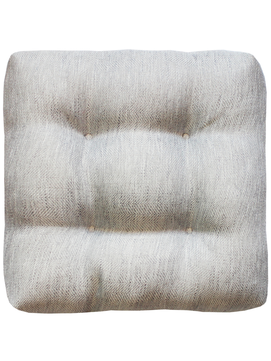 Подушка для сиденья МАТЕХ LILU 40*40*8. Цвет светло-серый, арт. 55-549