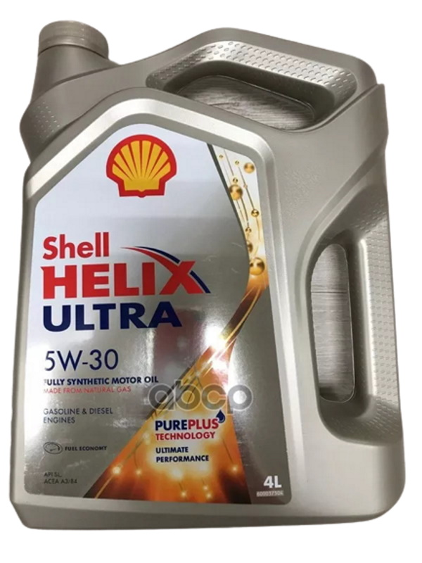 

Моторное масло Shell синтетическое Helix Ultra 5W30 4л