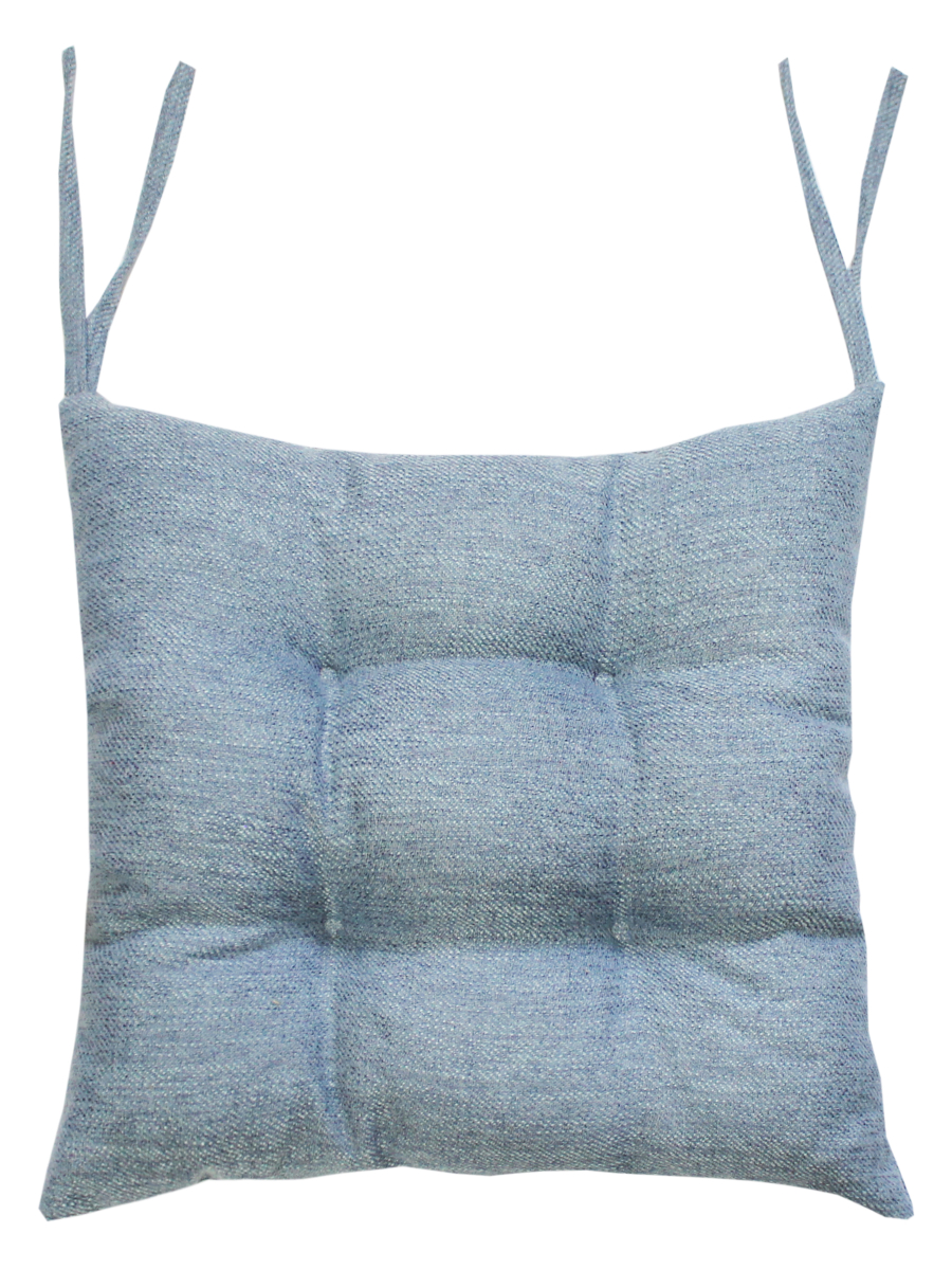 Подушка для сиденья МАТЕХ TESLA 40*40*10. Цвет серо-голубой, арт. 56-270