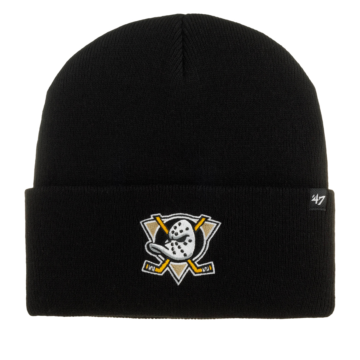 

Шапка бини унисекс 47 BRAND H-HYMKR25ACE-BKC Anaheim Ducks NHL черная, Черный, H-HYMKR25ACE-BKC Anaheim Ducks NHL