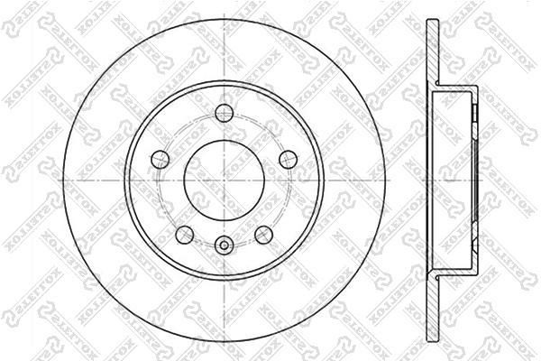 

Тормозной диск Stellox 60203631SX