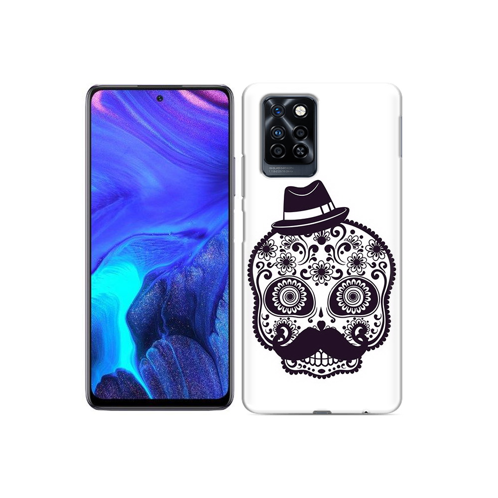 

Чехол MyPads Tocco для Infinix Note 10 Pro разрисованный скелет, Прозрачный, Tocco