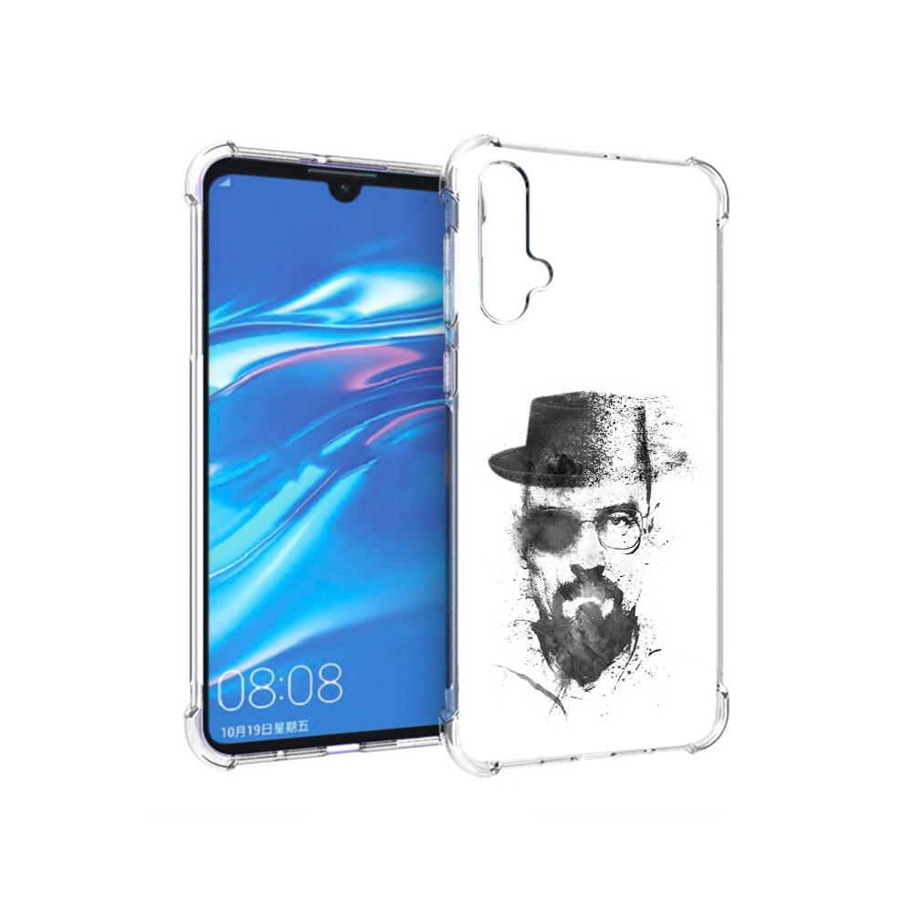 

Чехол MyPads Tocco для Huawei Nova 5 загадочный человек, Прозрачный, Tocco