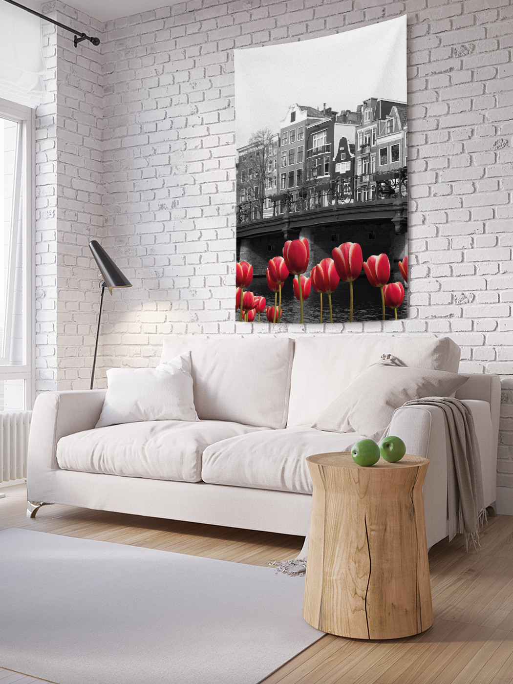 

Вертикальное фотопанно на стену JoyArty Яркие тюльпаны 150x200 см, Яркие тюльпаны