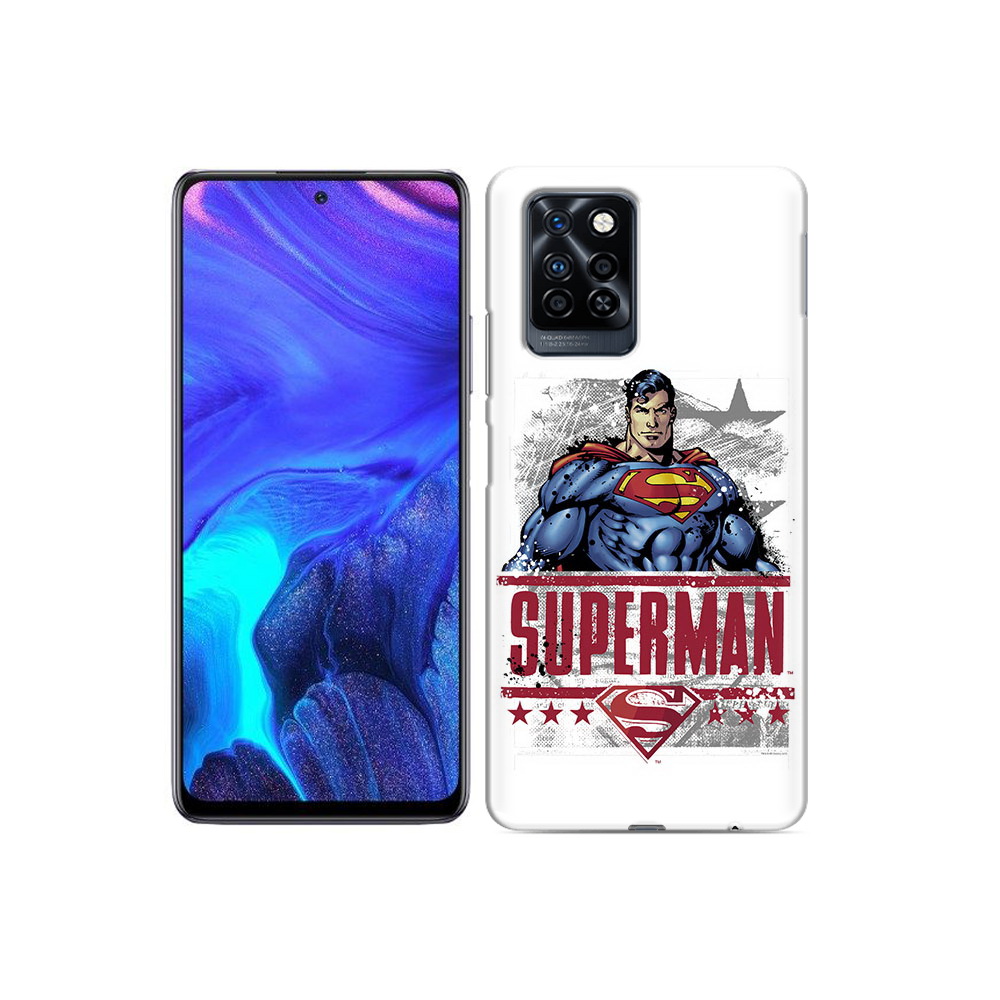 

Чехол MyPads Tocco для Infinix Note 10 Pro рисунок супермен, Прозрачный, Tocco