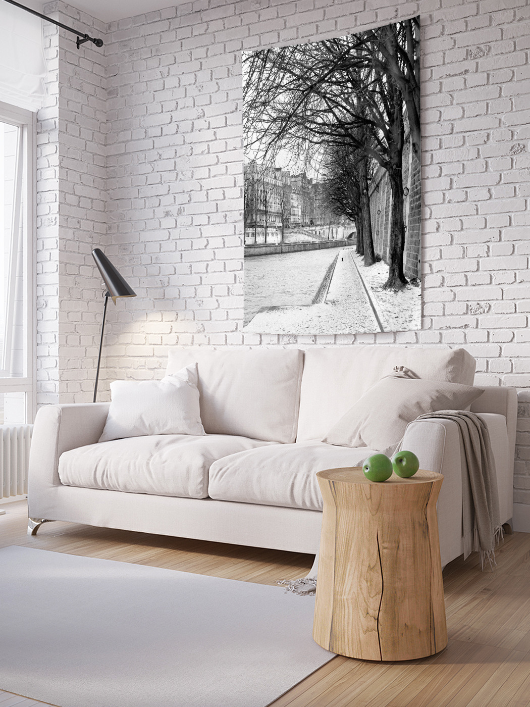

Вертикальное фотопанно на стену JoyArty Зимняя улица 150x200 см, Зимняя улица