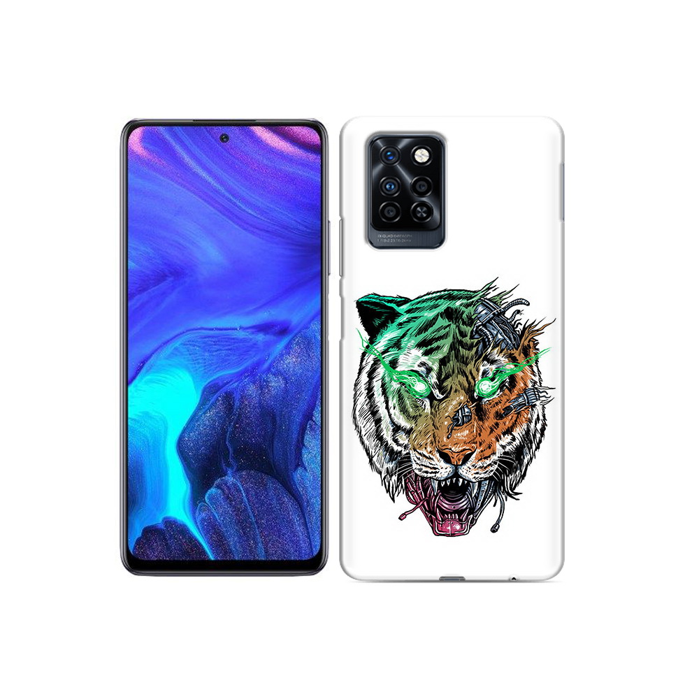 

Чехол MyPads Tocco для Infinix Note 10 Pro робо-тигр, Прозрачный, Tocco