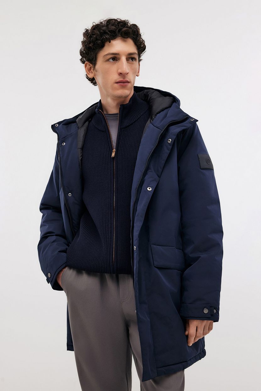 

Куртка мужская Baon B5724504 синяя 2XL, Синий, B5724504