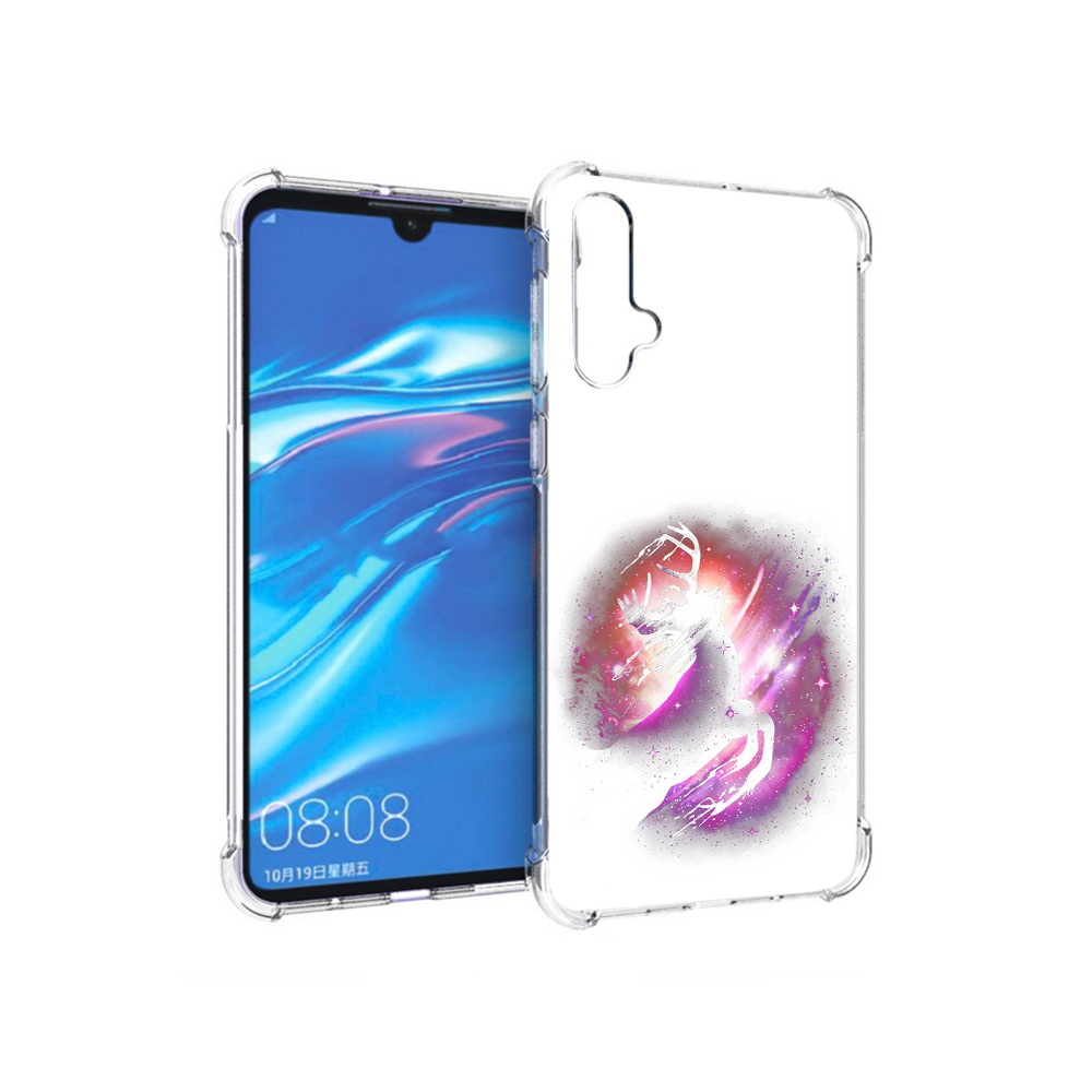 

Чехол MyPads Tocco для Huawei Nova 5 звездный олень, Прозрачный, Tocco