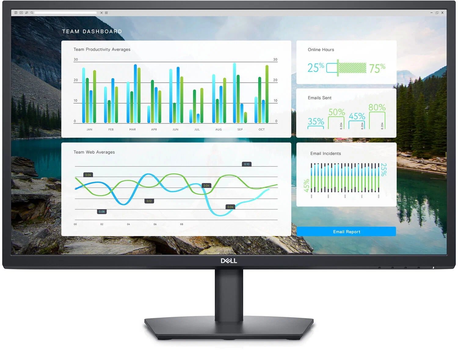 

27" Монитор Dell E2722H черный 60Hz 1920x1080 IPS, E2722H