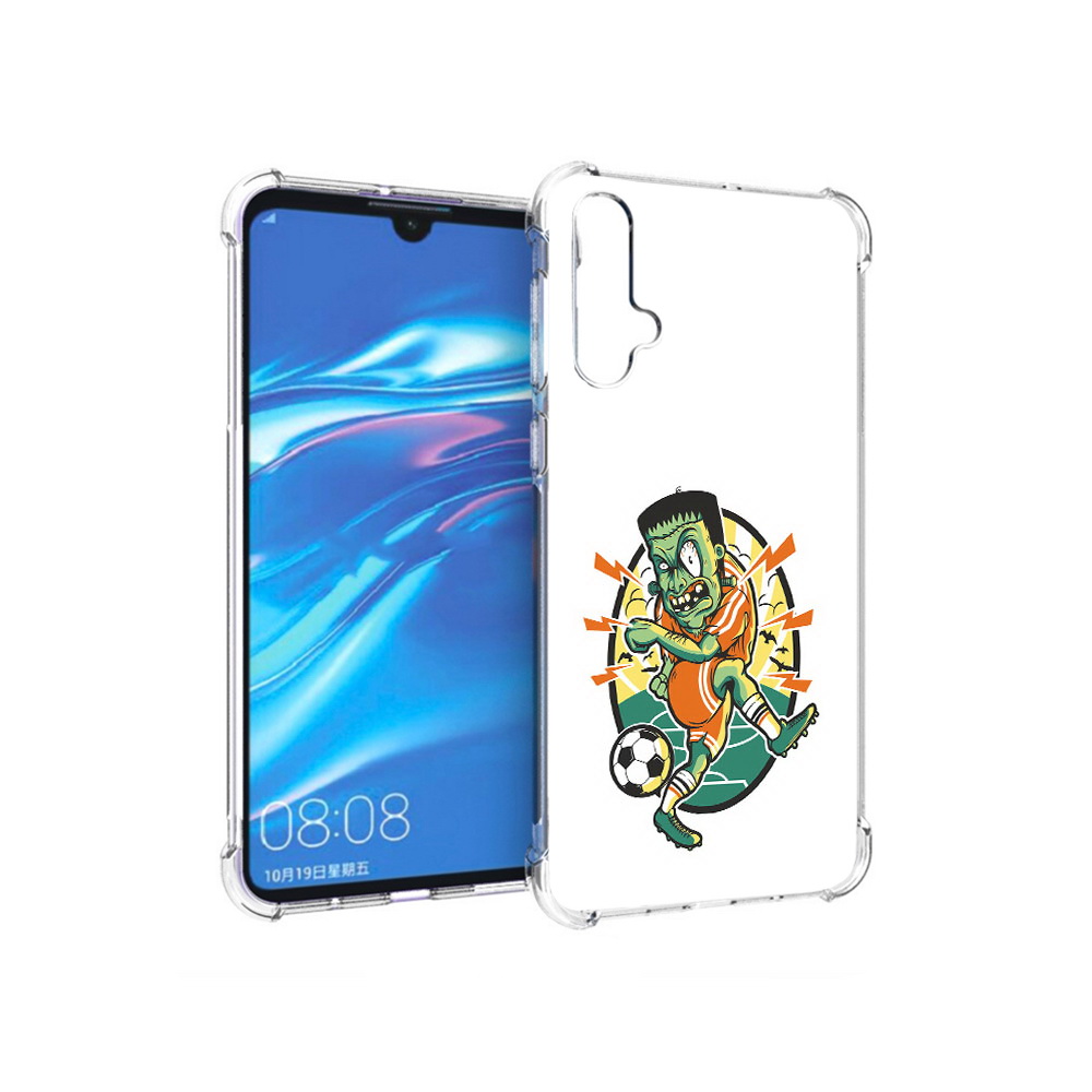 

Чехол MyPads Tocco для Huawei Nova 5 зомби футболист, Прозрачный, Tocco