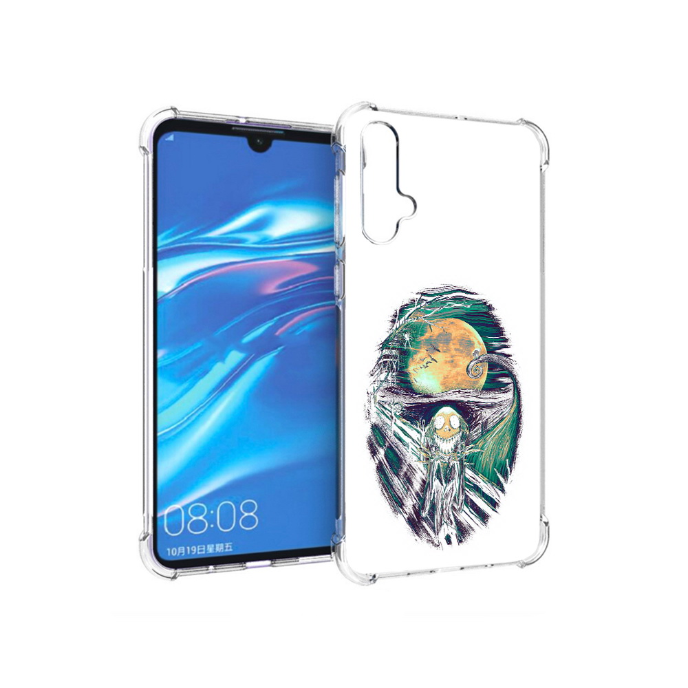 

Чехол MyPads Tocco для Huawei Nova 5 зубастое существо абстракция, Прозрачный, Tocco