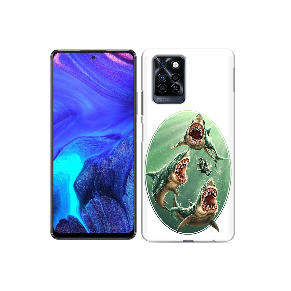 

Чехол MyPads Tocco для Infinix Note 10 Pro синяя бездна, Прозрачный, Tocco