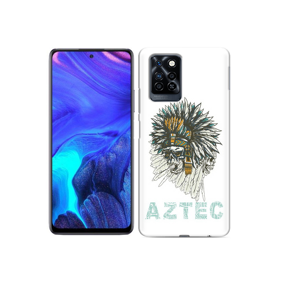 

Чехол MyPads Tocco для Infinix Note 10 Pro скелет индеец, Прозрачный, Tocco