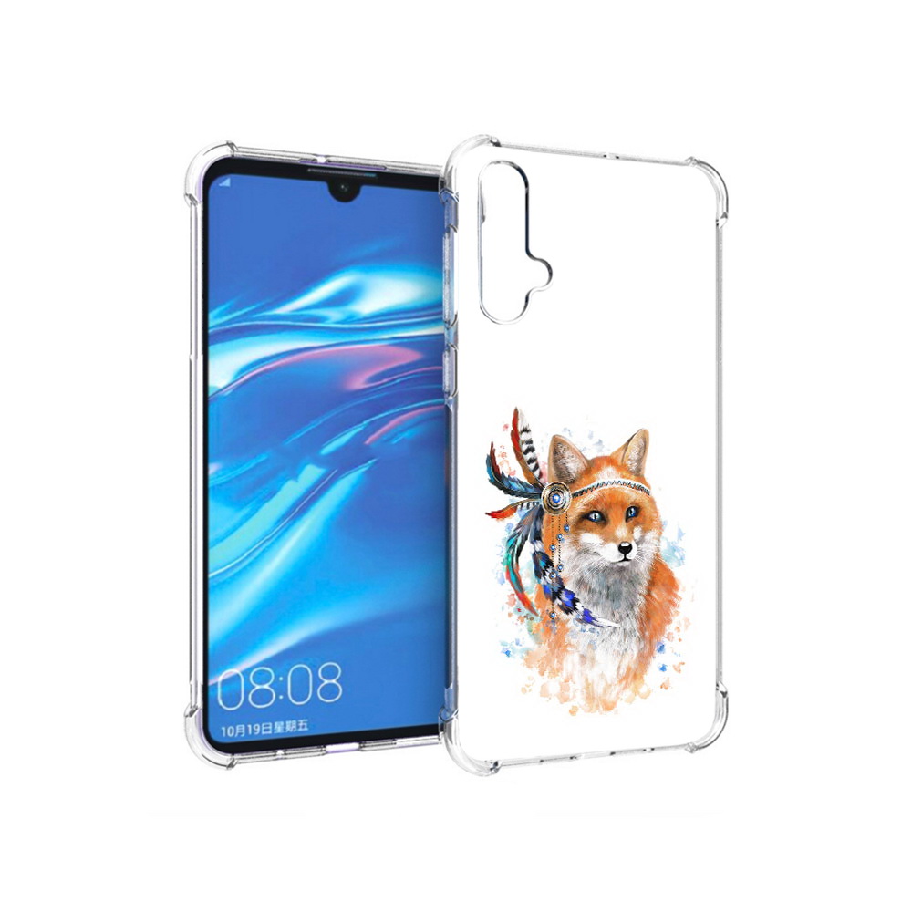 Чехол MyPads Tocco для Huawei Nova 5 инду лиса