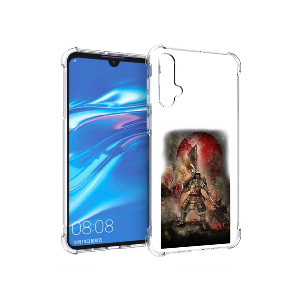 

Чехол MyPads Tocco для Huawei Nova 5 китайскийвоин, Прозрачный, Tocco