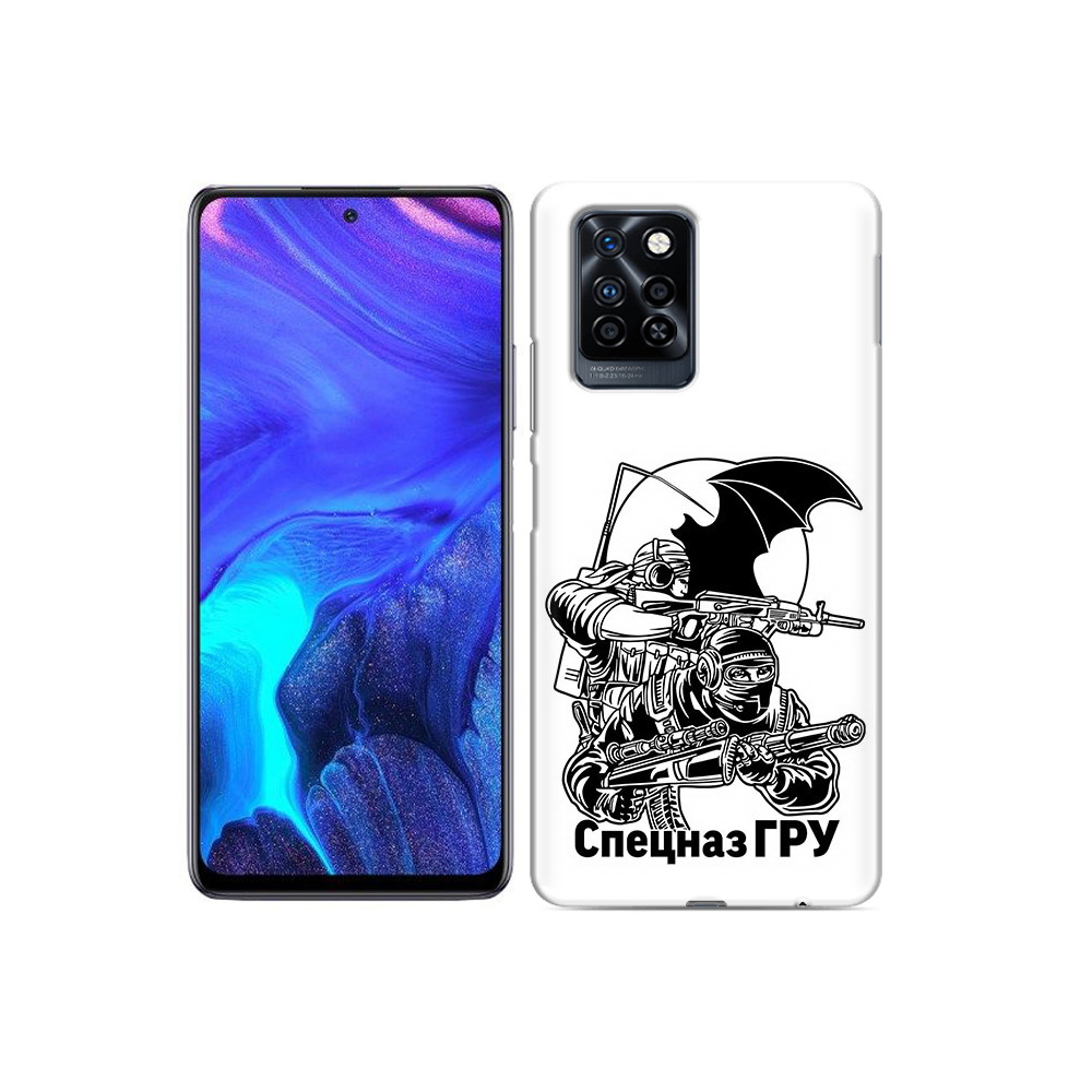 

Чехол MyPads Tocco для Infinix Note 10 Pro спецназ гру, Прозрачный, Tocco