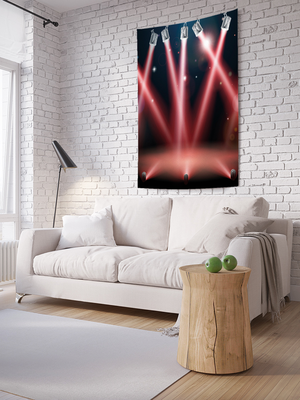 

Вертикальное фотопанно на стену JoyArty Сцена в лучах 150x200 см, Сцена в лучах