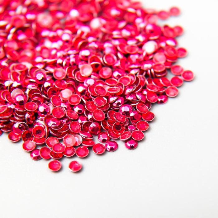 

Декор для творчества металл "Кружочки розовые" набор 2000 шт 0,2х0,2 см