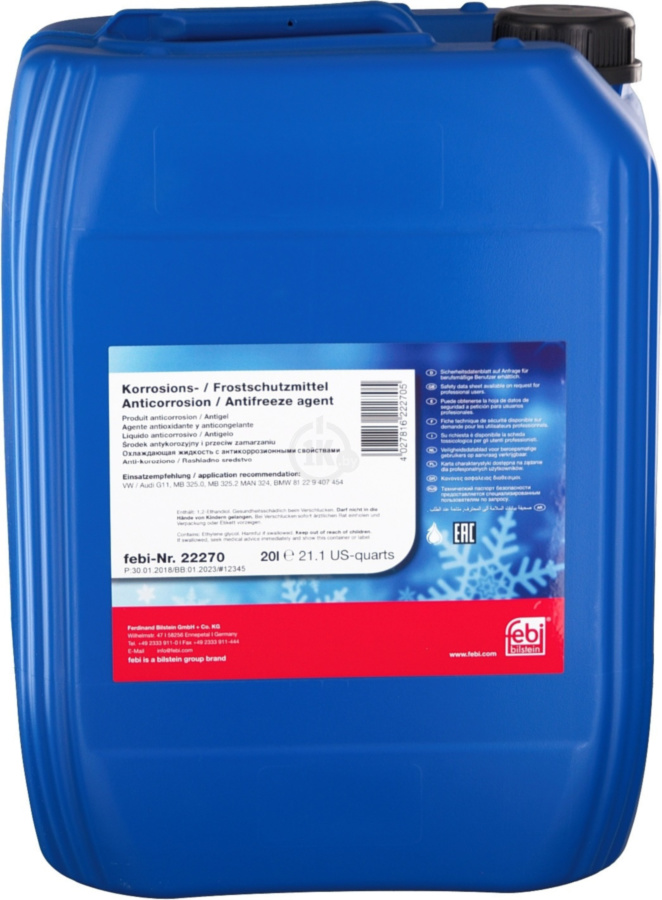 

Антифриз Febi 22270 синий концентрат