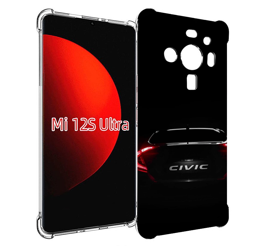 

Чехол MyPads honda хонда 2 для Xiaomi 12S Ultra, Прозрачный, Tocco