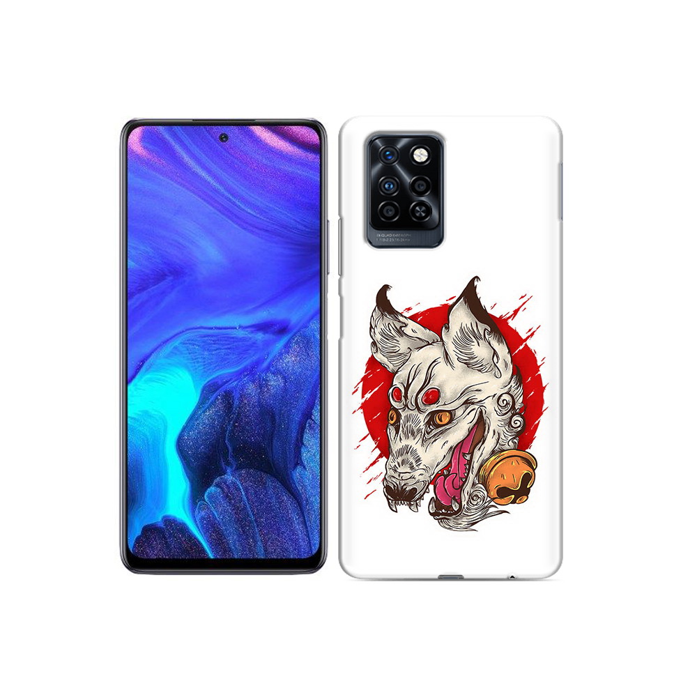

Чехол MyPads Tocco для Infinix Note 10 Pro страшная собака, Прозрачный, Tocco