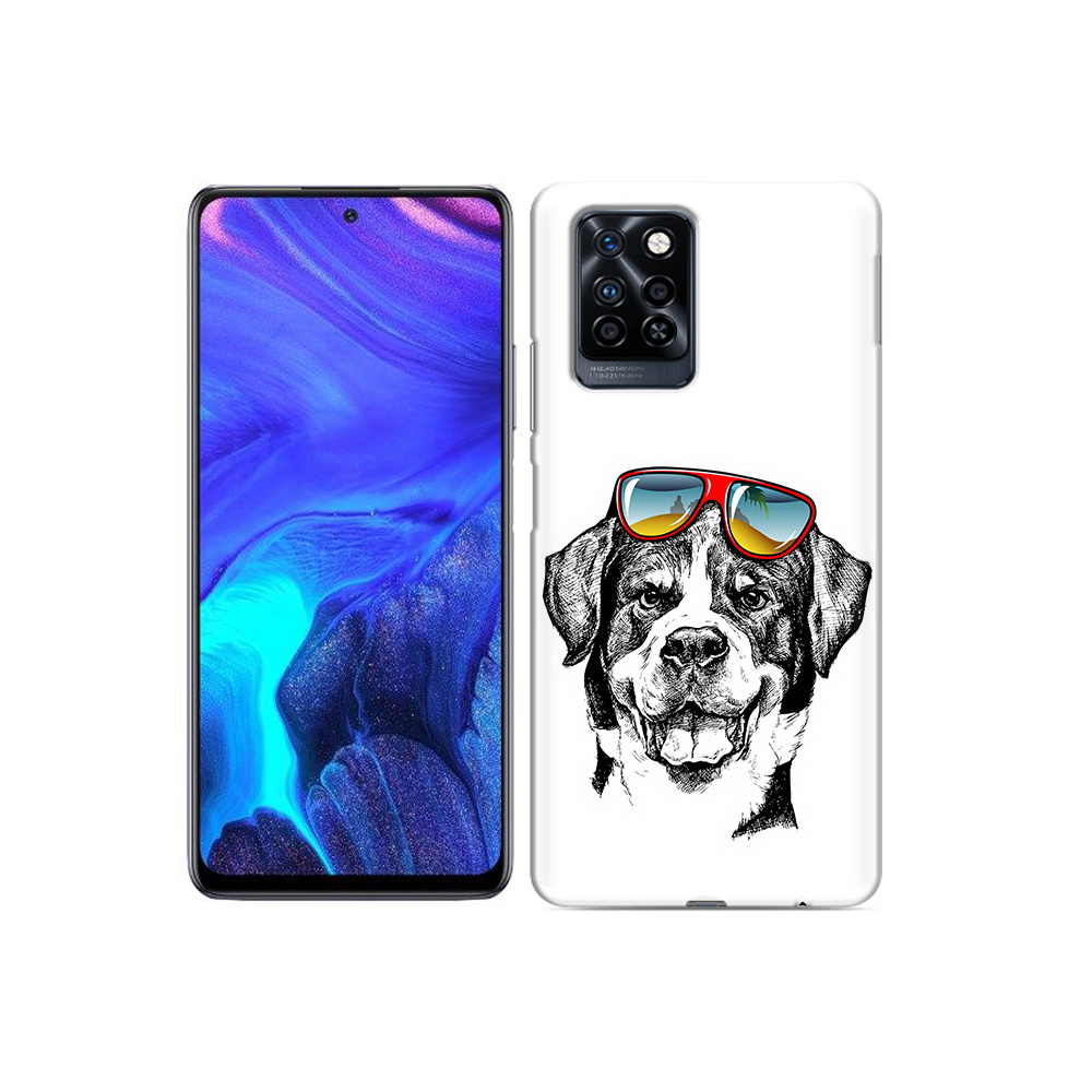 

Чехол MyPads Tocco для Infinix Note 10 Pro счастливая собака, Прозрачный, Tocco