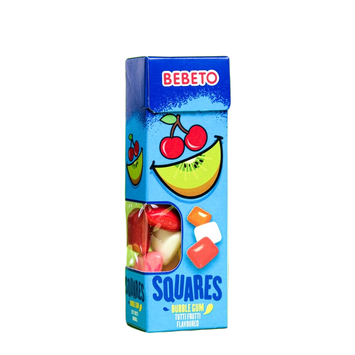 Жевательная резинка BEBETO SOUR STICKS, со вкусом тутти-фрутти, 31,2 г