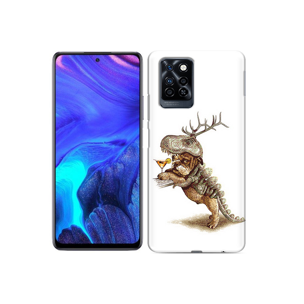 

Чехол MyPads Tocco для Infinix Note 10 Pro тематическая вечеринка, Прозрачный, Tocco