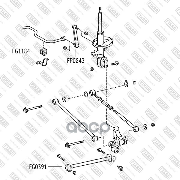 

Сайлентблок FIXAR FG0391