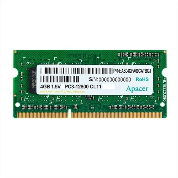 

Оперативная память Apacer (), DDR3 1x4Gb, 1600MHz