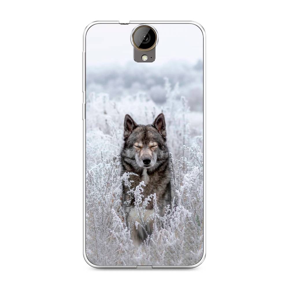 

Чехол Awog на HTC One E9 Plus "Волк в поле", Белый;черный, 102250-1