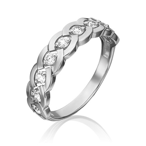 

Кольцо из золота р. 15,5 PLATINA jewelry 01-0486-00-101-1120-30, бриллиант, 01-0486-00-101-1120-30