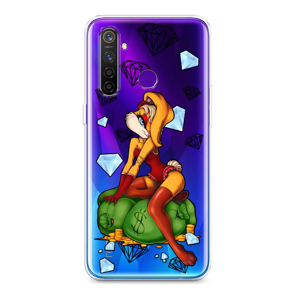 

Чехол на Realme 5 Pro "Лола Банни с бриллиантами", Красный;оранжевый;зеленый, 251650-6