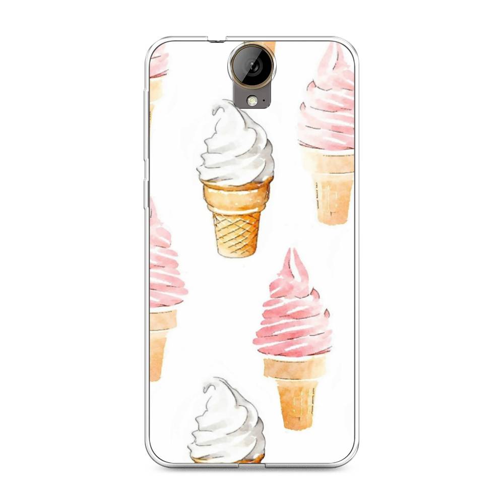 

Чехол Awog на HTC One E9 Plus "Нарисованное мороженое", Белый;розовый, 102250-10