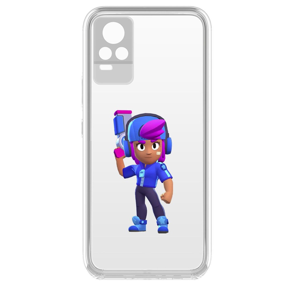

Чехол-накладка Brawl Stars-Звёздная Шелли для Vivo V21e