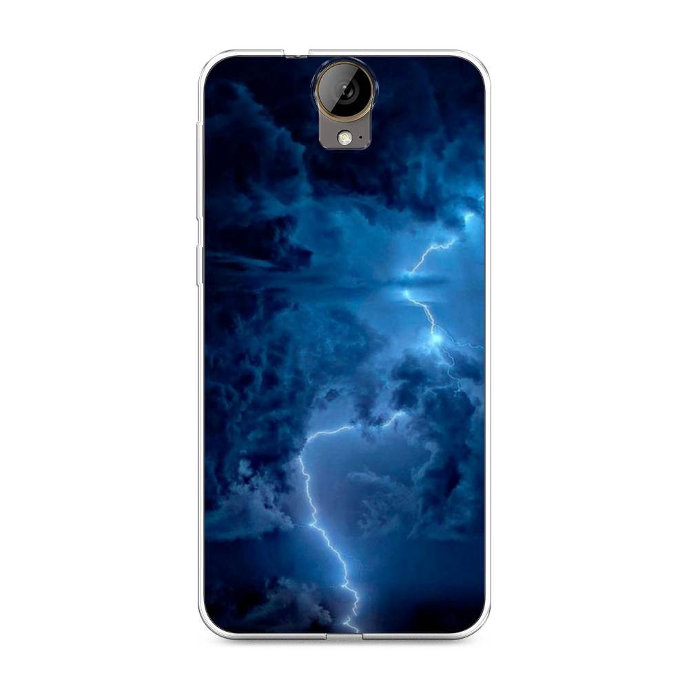 

Чехол Awog на HTC One E9 Plus "Молния", Синий, 102250-4