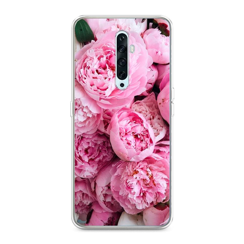 

Чехол на Oppo Reno 2Z "Розовые пионы", Бежевый;розовый, 251850-2