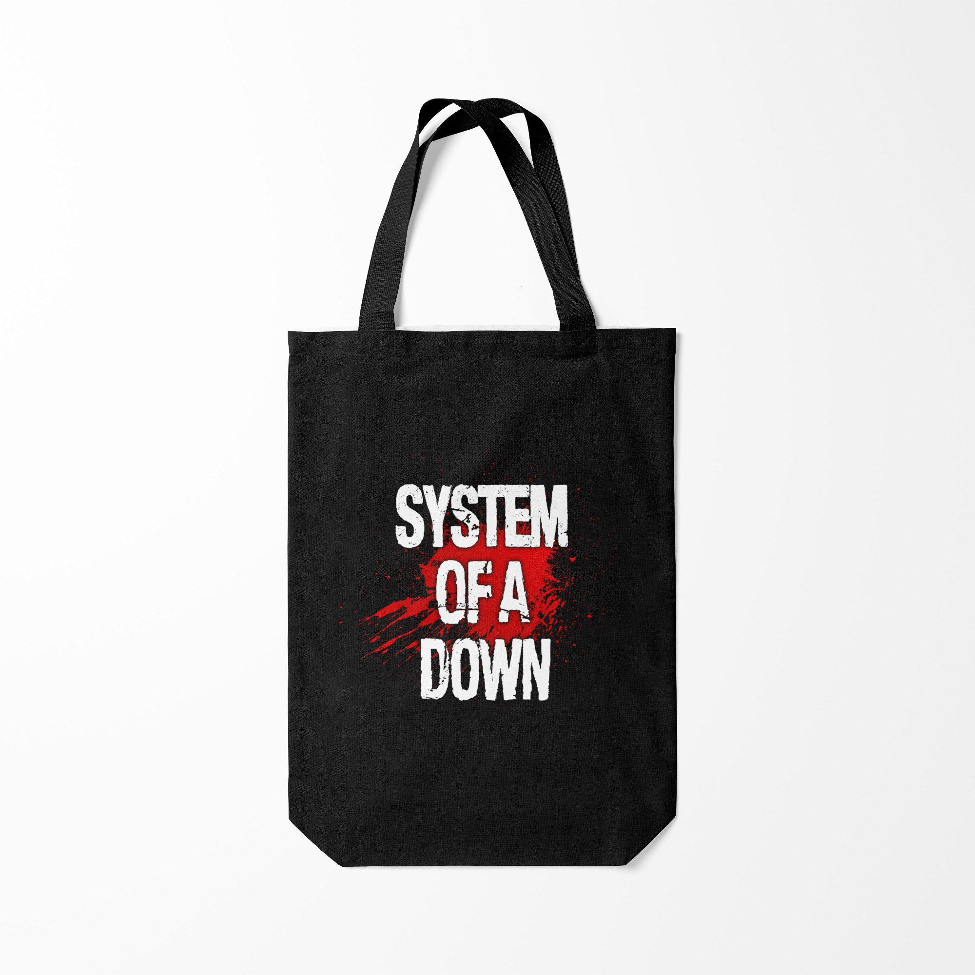 

Сумка шoппер унисекс Burnettie System of a Down, черный, System of a Down