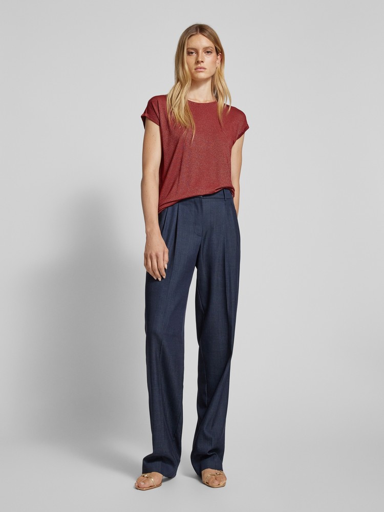 

Футболка женская Vero Moda 10250488 бордовая L, Бордовый, 10250488