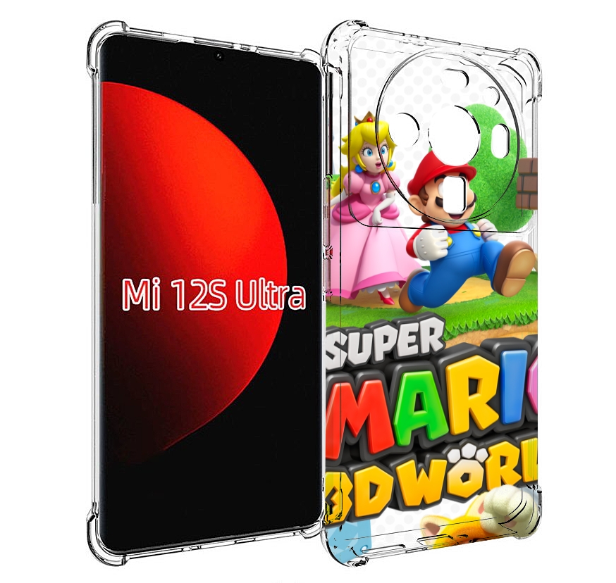 

Чехол MyPads Super Mario 3D World для Xiaomi 12S Ultra, Прозрачный, Tocco